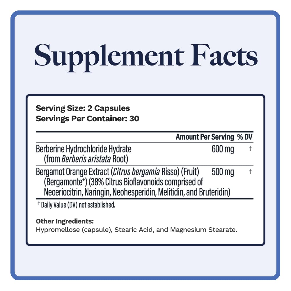 Utzy Naturals Berbercol Heart Health Blend - 60 Capsules - image 2