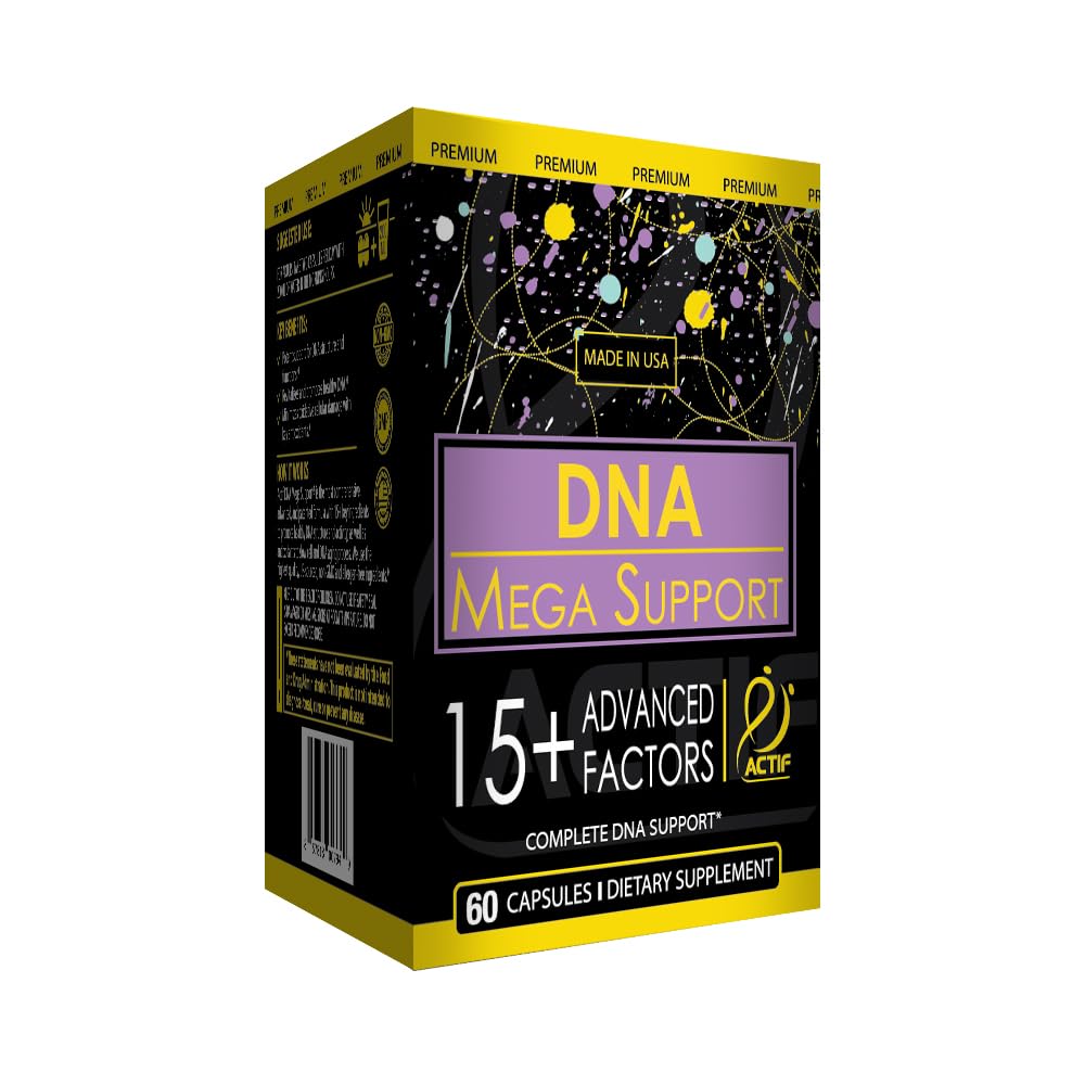 ACTIF DNA Mega Support with 15+ Advanced Factors - 60 Vegetarian Capsules - image 4