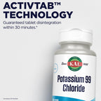 KAL Potassium 99 mg Chloride Supplement - 100 Tablets - image 5