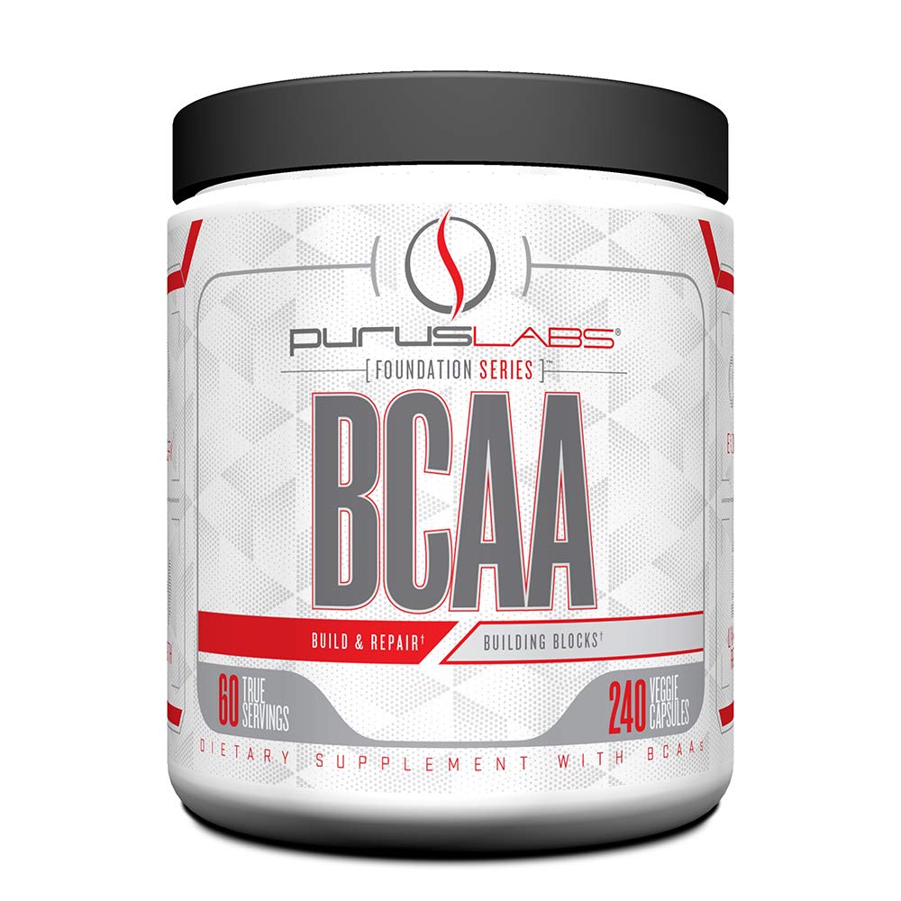 Purus Labs BCAA Capsules 2:1:1 Ratio - 240 Capsules