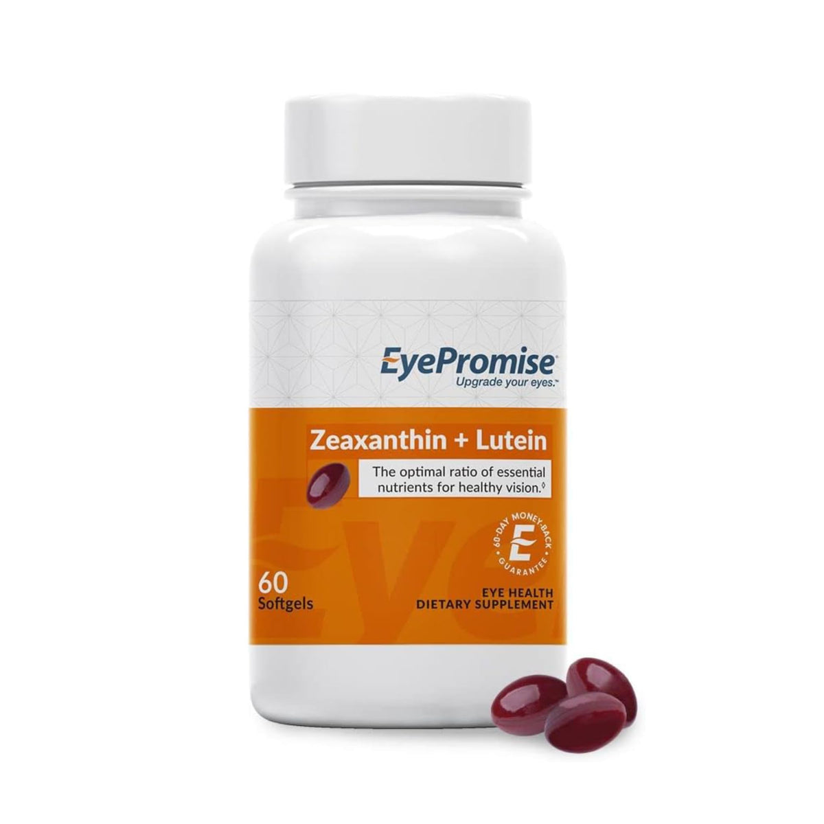 EyePromise Zeaxanthin + Lutein Eye Health Supplements - 60 Softgels
