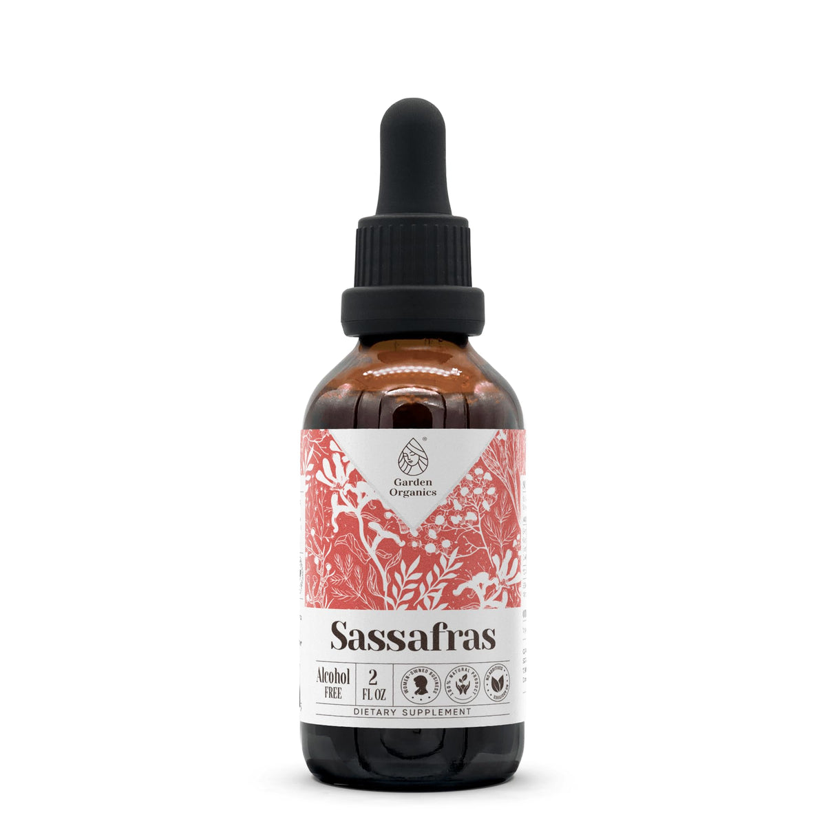 Garden Organics Sassafras Alcohol-Free Natural Tincture Extract