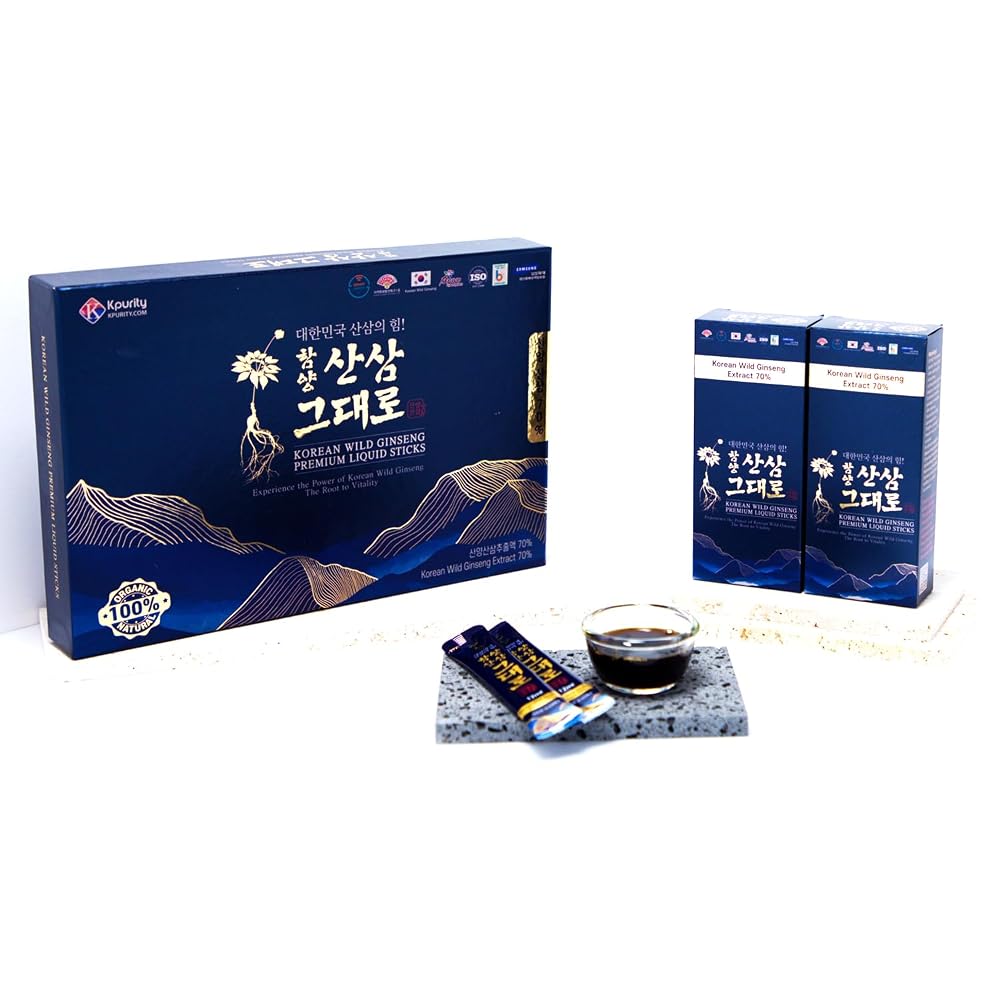 KPurity Korean Wild Ginseng 70% Liquid Sticks - 30 Sticks - image 2