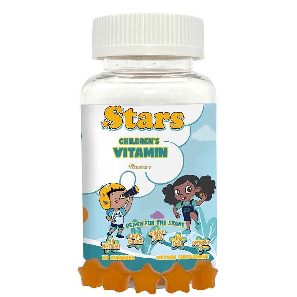 Vitastars Kids Multivitamin Gummies with Omega 3 - 60 Gummies