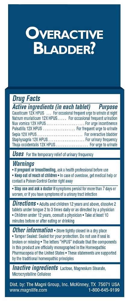MagniLife Bladder Relief Tablets - 125 Count - image 2