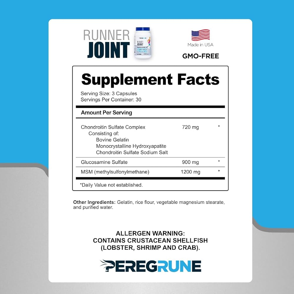 PEREGRUNE Runner Multivitamin with Omega-3 Fish Oil & Joint Support - 3-Pack - image 3