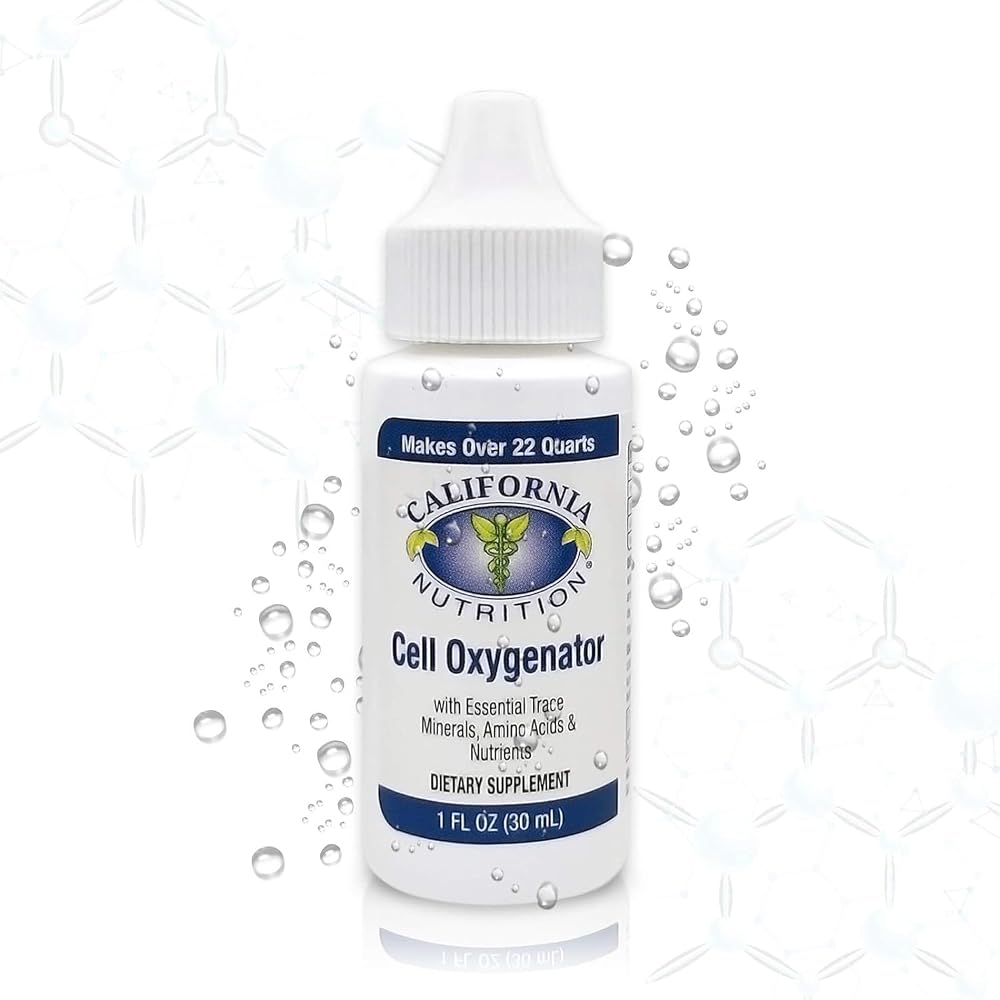 California Nutrition Cell Oxygenator Oxygen Boost Liquid Drops - 1 fl oz - image 2