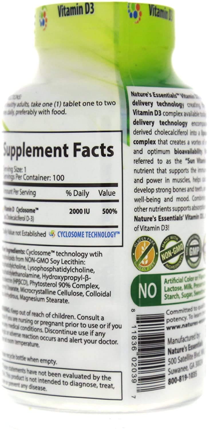 Nature's Essentials CoQ10 Supplement with Cyclosome - 100 Tablets - image 5