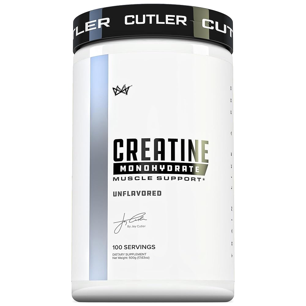 Cutler Nutrition Creatine Monohydrate Powder - 100 Servings