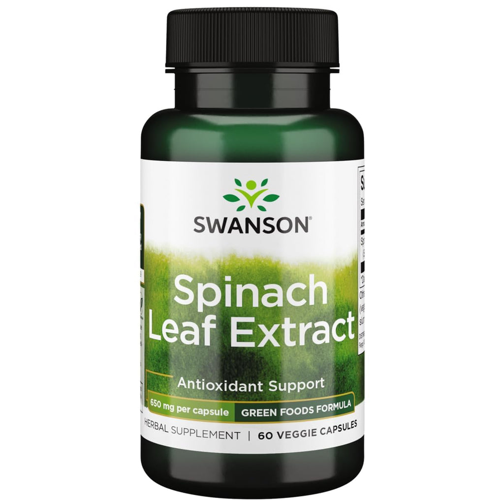 Swanson Spinach Leaf Extract - Herbal Supplement Promoting Overall