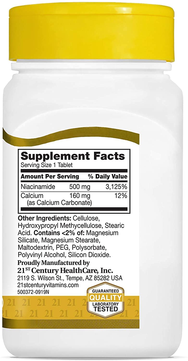21st Century Niacin 500 mg Flush Free Tablets - 330 Count - image 6
