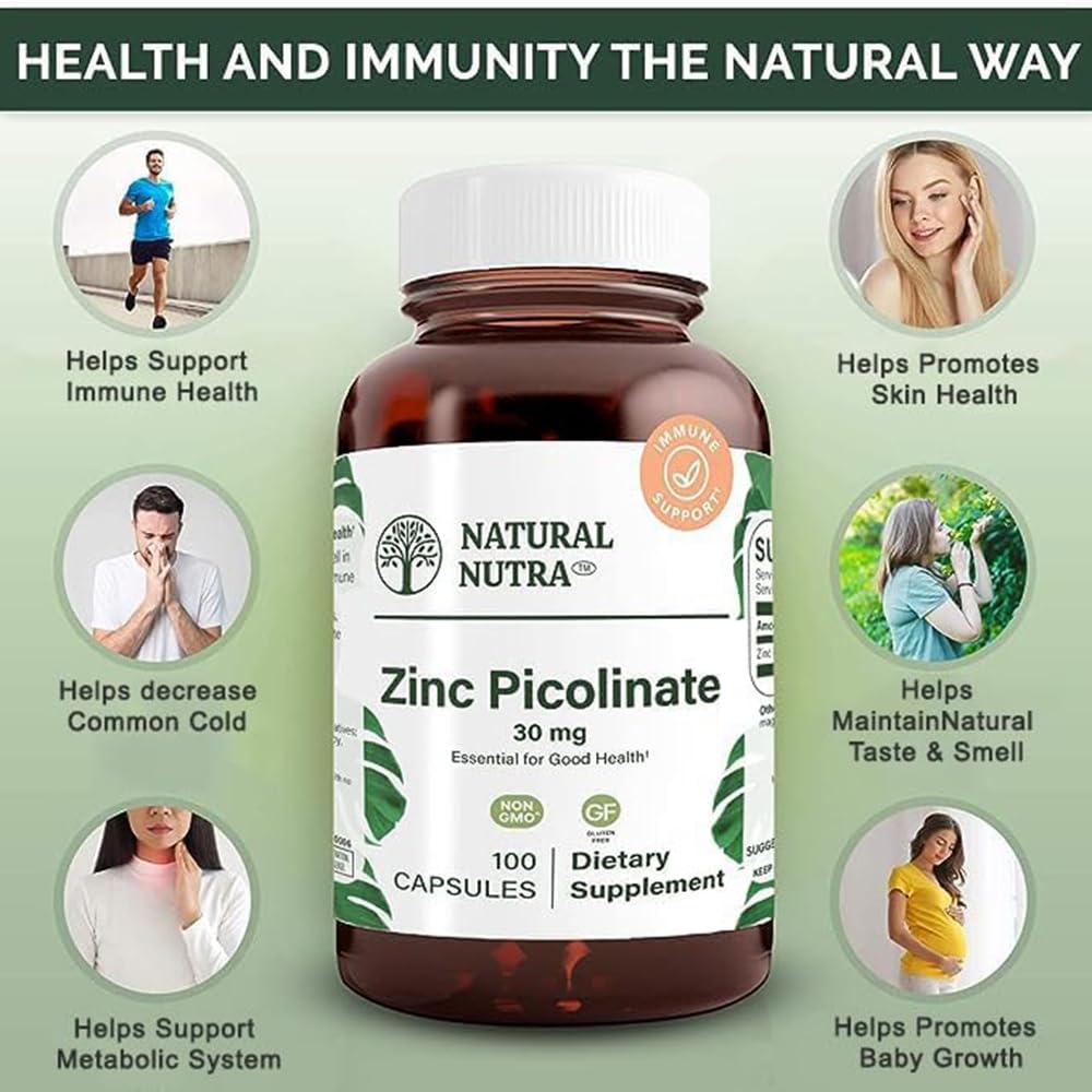 Natural Nutra Zinc Picolinate 30 mg, Supplement Parent