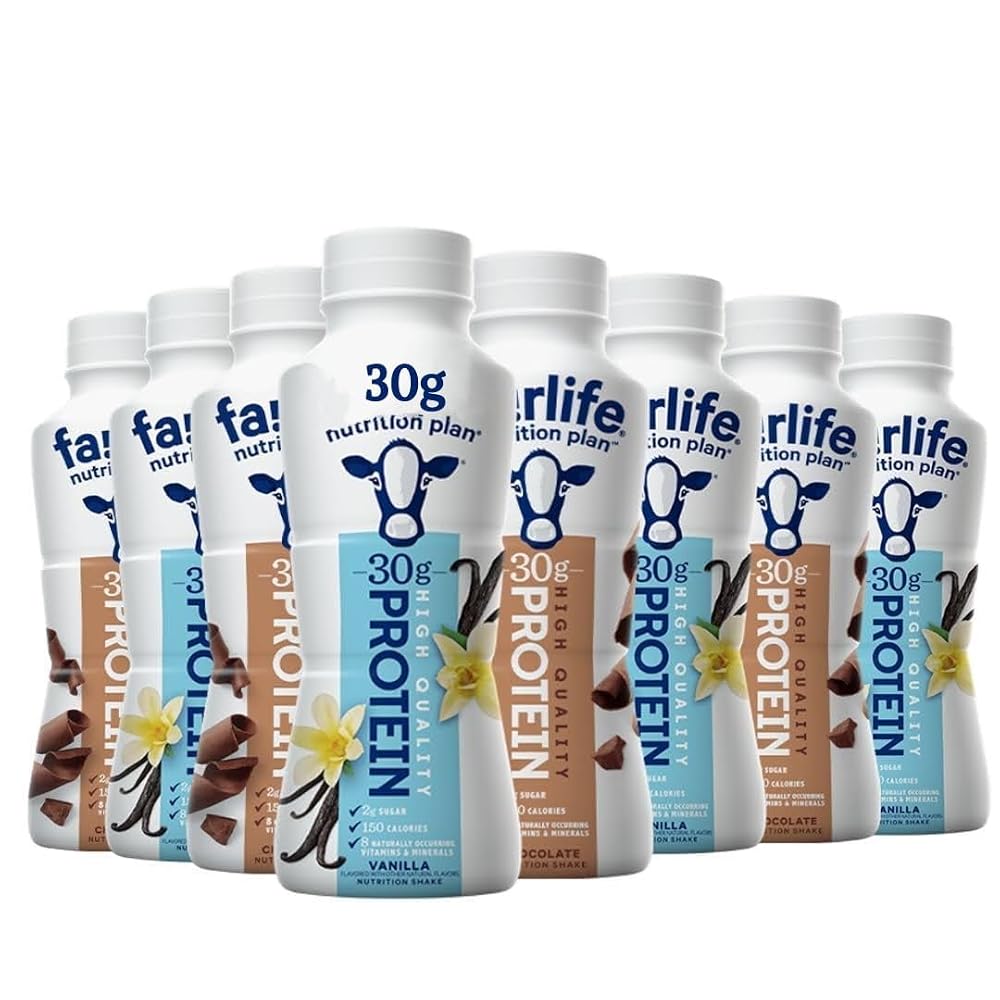 Generic Fairlfe Nutrition Plan Chocolate & Vanilla Protein Shake - 8 Pack