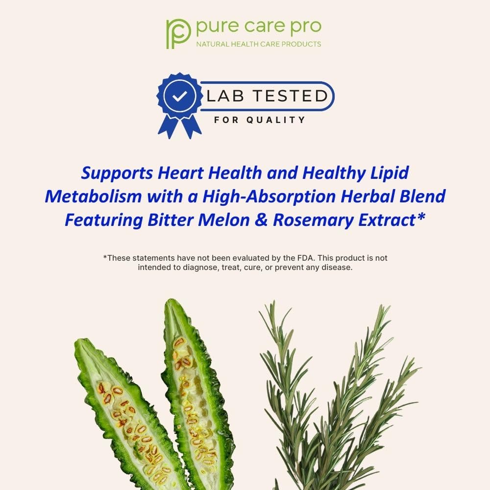 Pure Care Pro Tryglicare Triglyceride Support - 60 Vegan Capsules - image 2