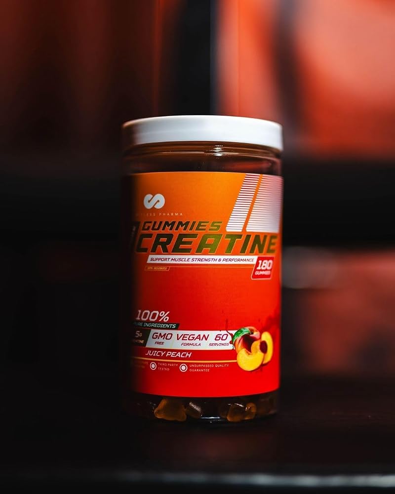 Limitless Pharma Pure Creatine Gummy Candy 5g - 180 Gummies - image 4