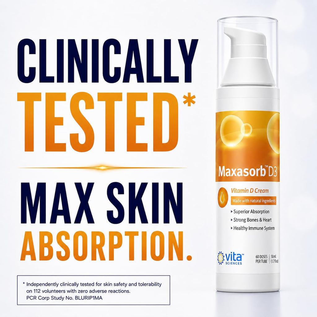 Vita Sciences Maxasorb Vitamin D3 Cream 1,000 IU - 1.7 Fl Oz - image 5