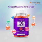 LifeCentric Health Iron Gummies with Biotin & Zinc - 100 Count - image 5
