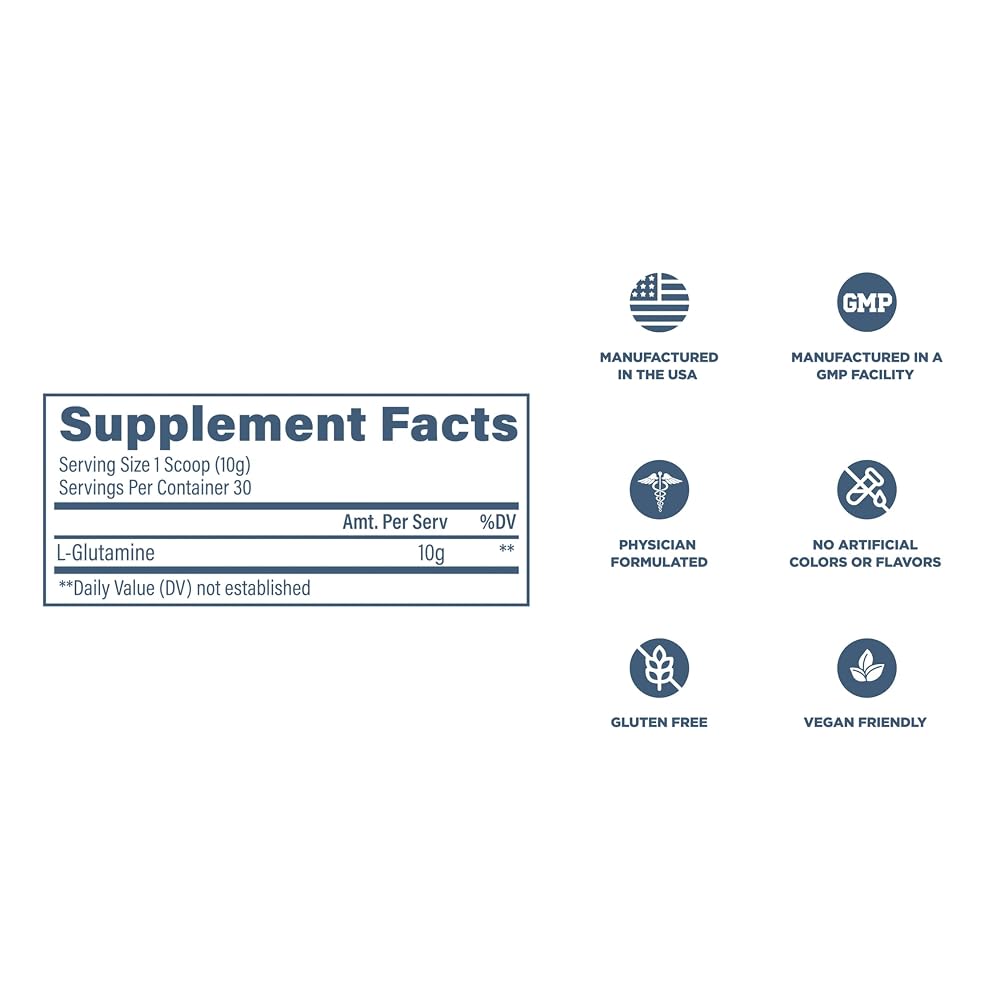 Revive MD Gut L-Glutamine Powder Muscle Recovery - 30 Servings - image 6