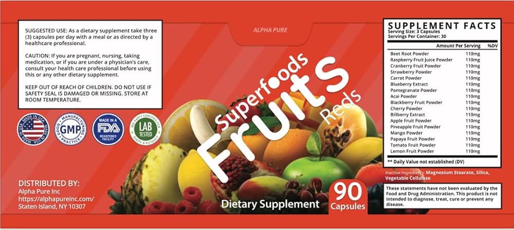 Alpha Pure Superfoods Greens & Veggies Capsules - 540 Capsules - image 6
