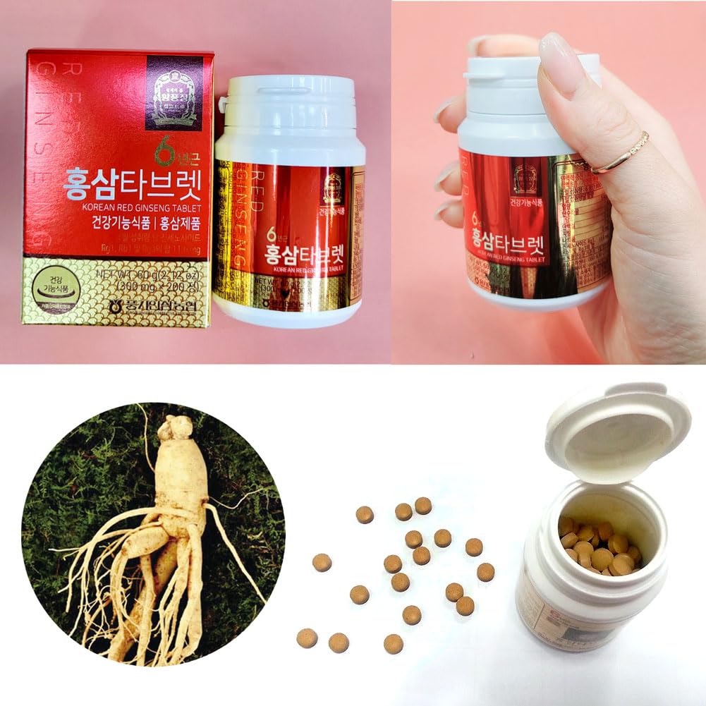Xebec Korean Red Ginseng 300mg - 200 Tablets - image 2