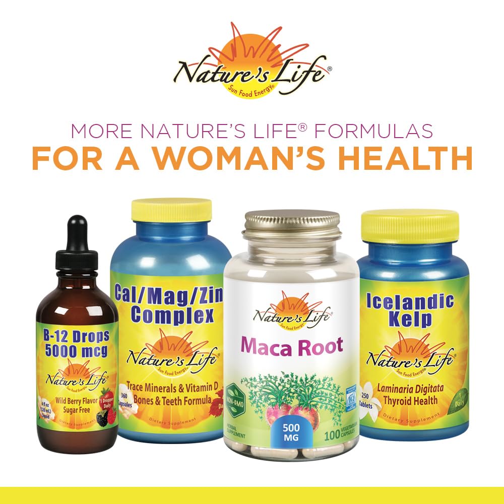 Nature's Life Wild Yam 1000mg Women's Health Supplement - image 4