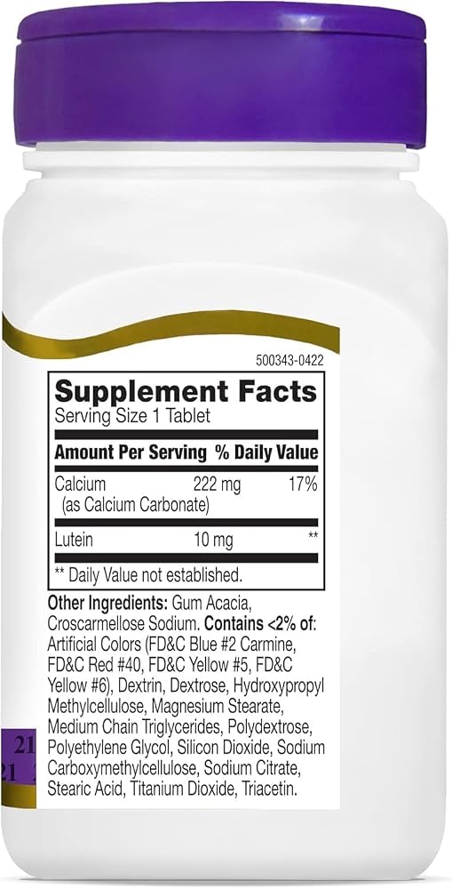 21st Century Lutein 10 mg - 300 Tablets (Pack of 5) - image 4