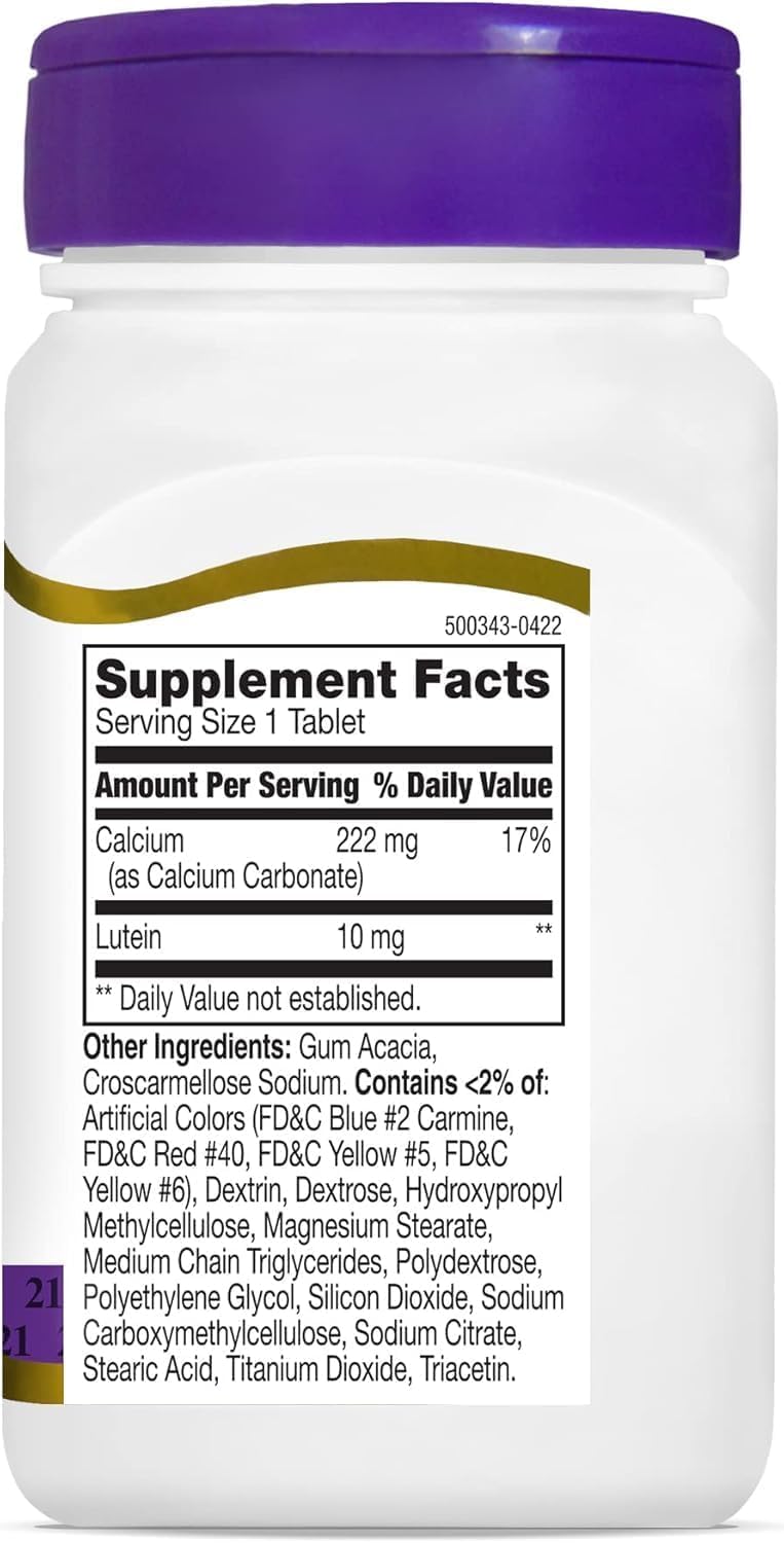 WLRAPSKY 21st Century Lutein 10 mg - 120 Tablets - image 4