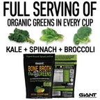 Giant Sports Bone Broth Powder Chicken Grass Fed - 8.89 oz - image 5