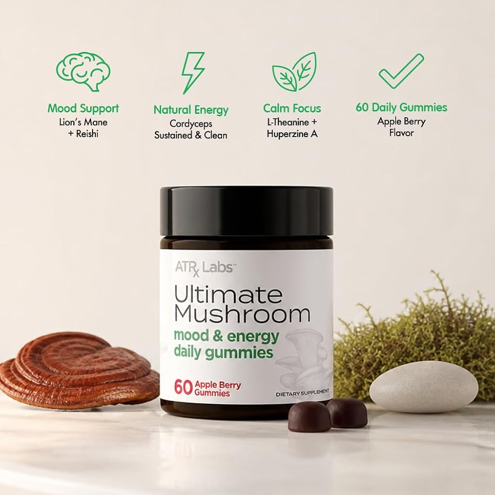 ATRx Labs Ultimate Mushroom Daily Gummies - 60 Count - image 3