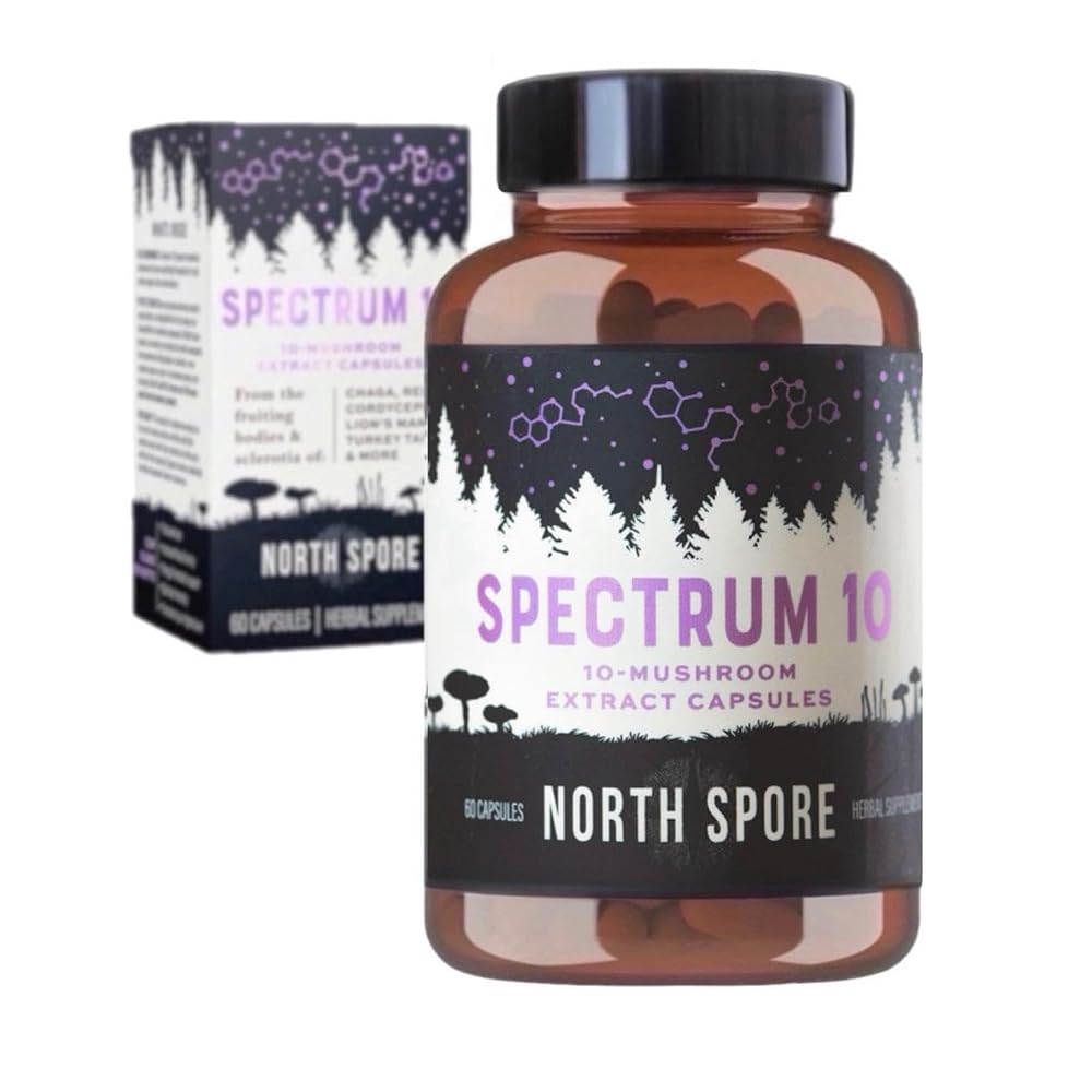 North Spore Spectrum 10 Mushroom Extract Supplement