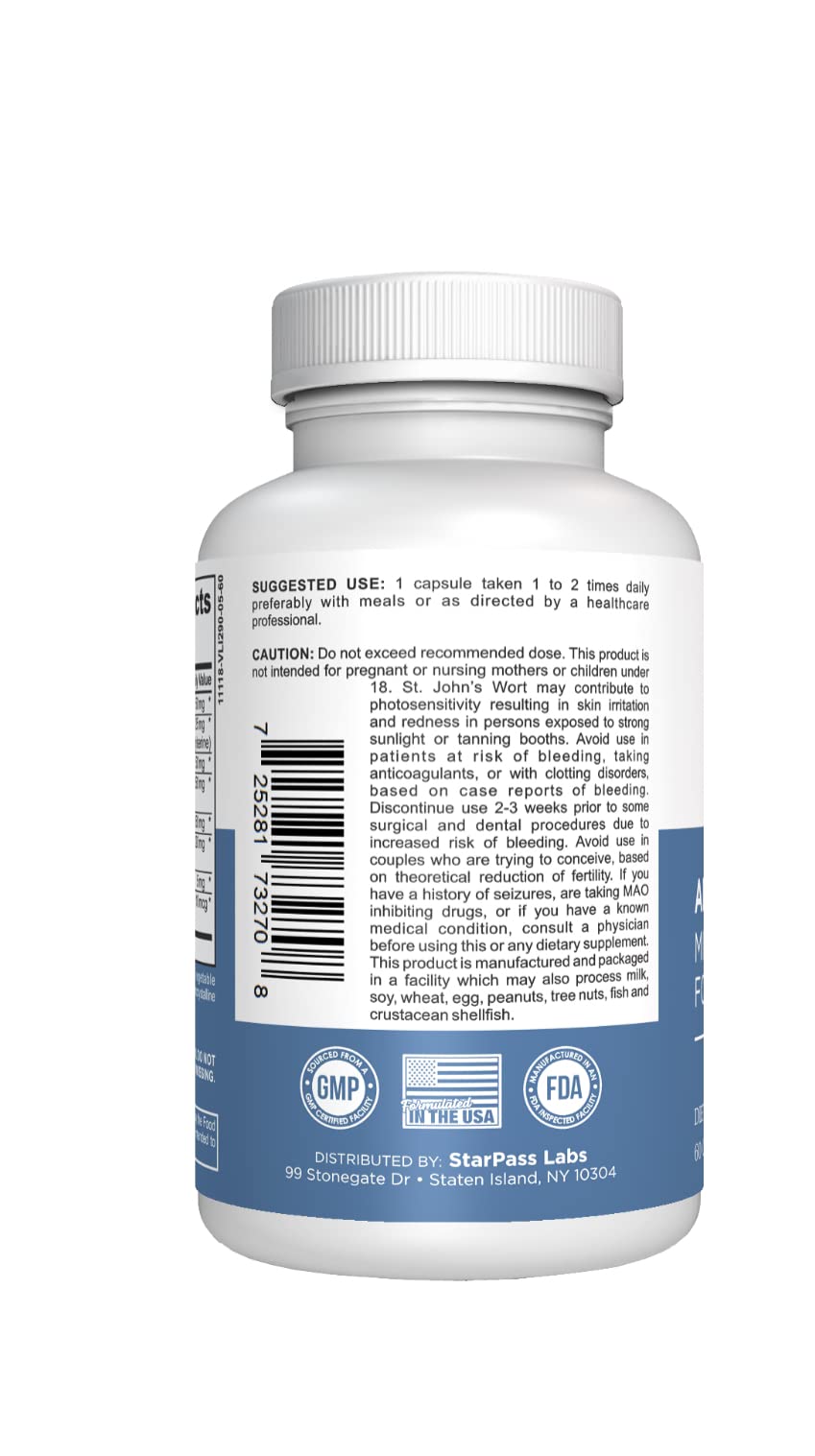 StarPass Labs Advanced Memory Formula Brain Supplement - 60 Capsules - image 3