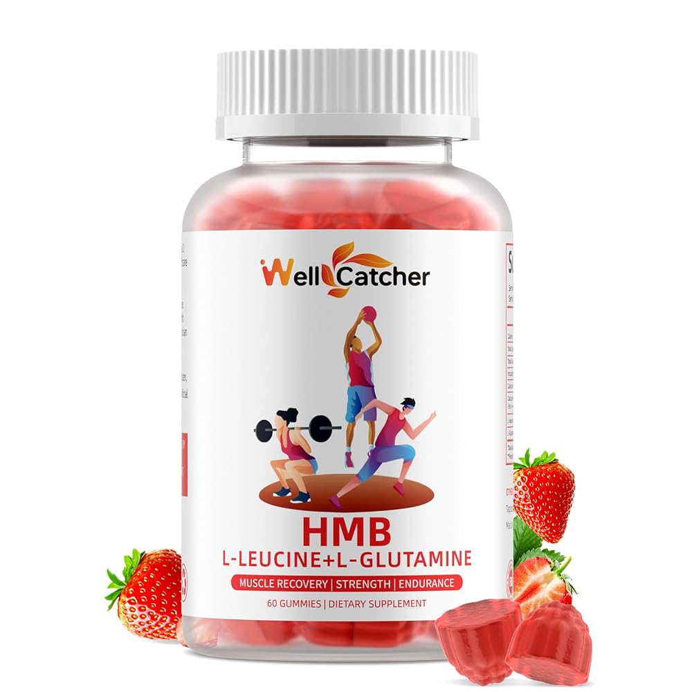 Wellcatcher HMB and Leucine Amino Acid Gummies - 60 Count