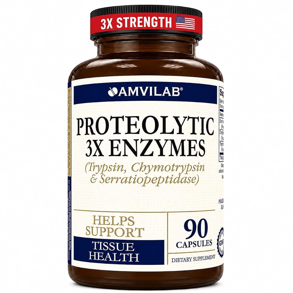 AMVILAB Proteolytic Enzymes - Reduces Edema & Inflammation from