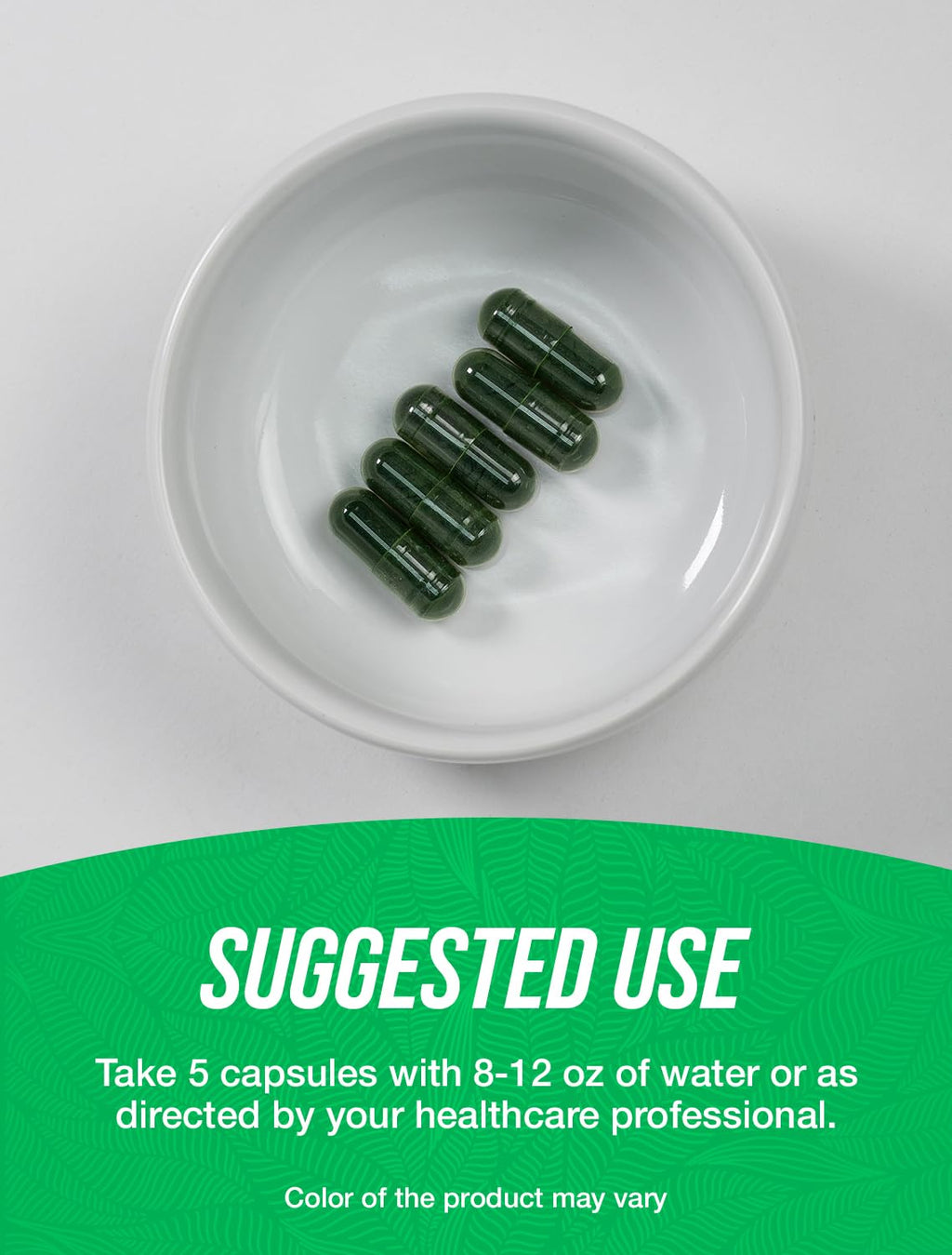 BulkSupplements Chlorella Capsules Broken Cell Wall - 150 Count - image 4
