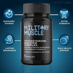 rize labs Men's Military Muscle Capsules for Stamina - 300 Capsules - image 4