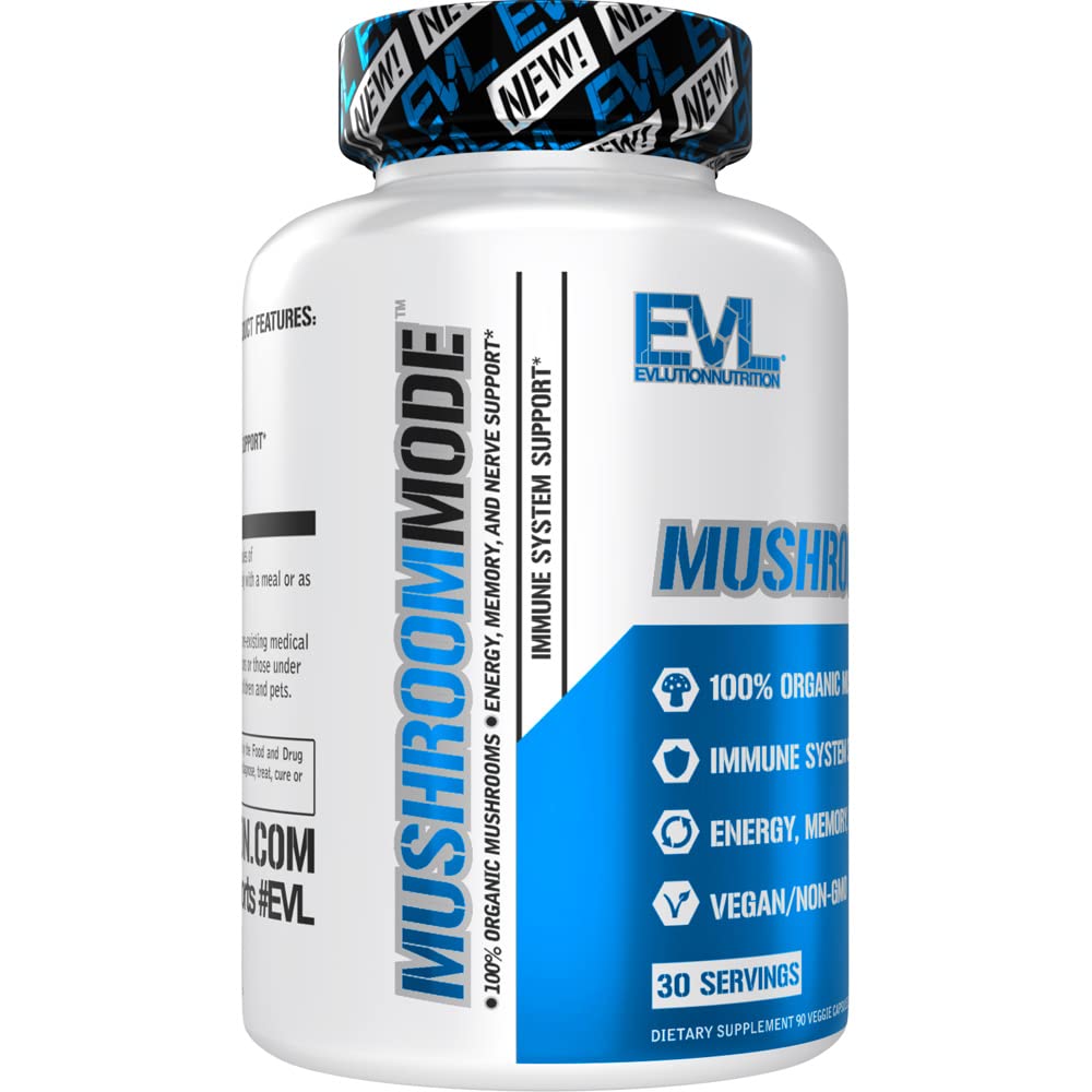 Evlution Organic Lions Mane Mushroom Supplement - 90 Capsules - image 4