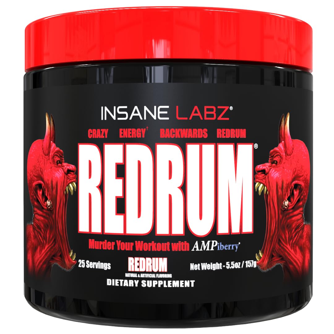 Insane Labz Redrum High Stim Pre Workout NO Booster Powder