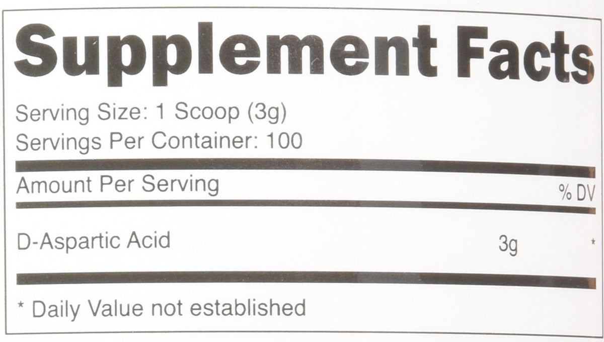 Nutricost D-Aspartic Acid Powder - 300g - image 7