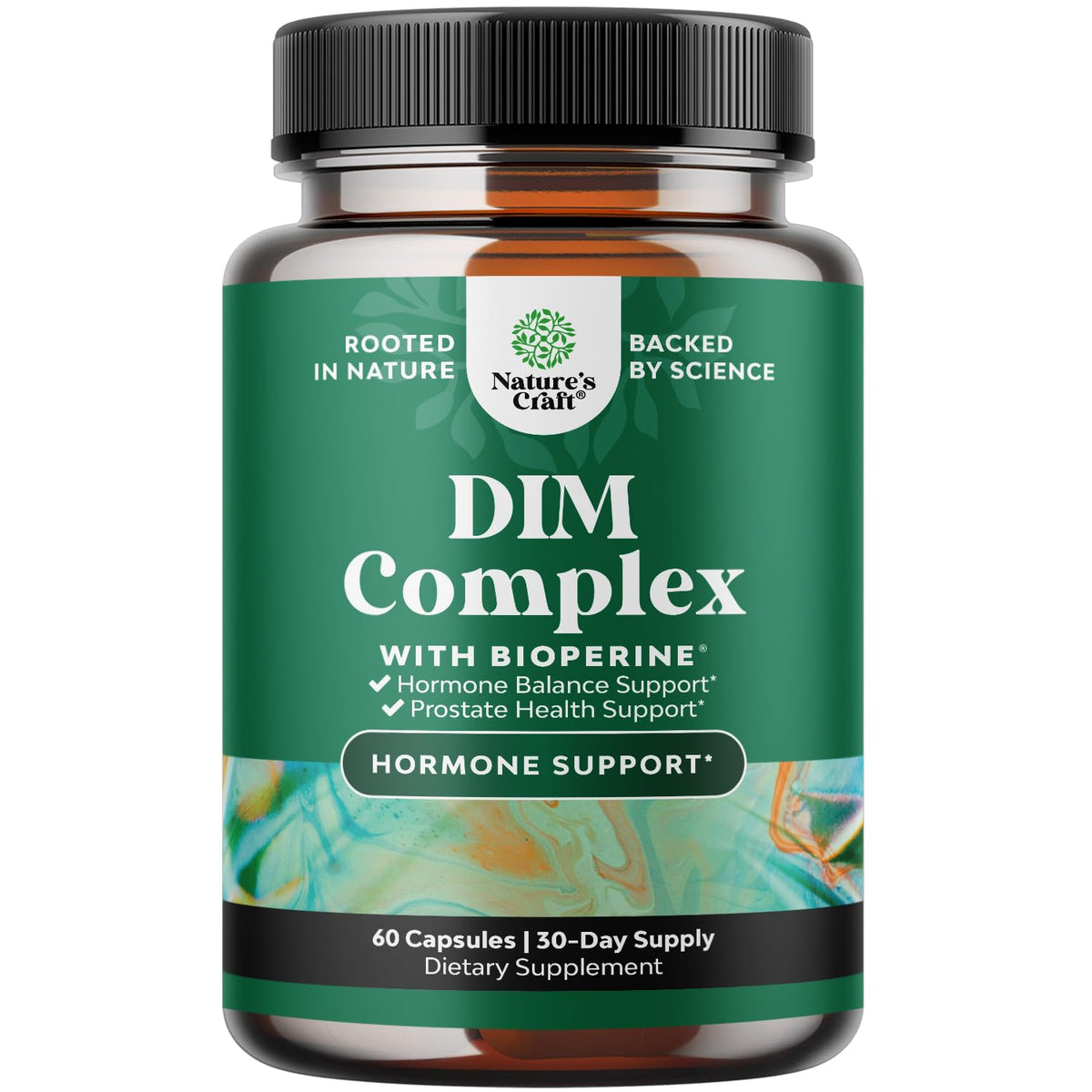 Natures Craft DIM Supplement for Men with Bioperine - 60 Capsules
