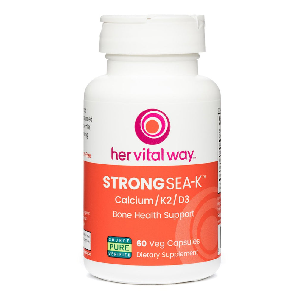 her vital way Strong Sea-K Calcium Supplement - 60 Capsules