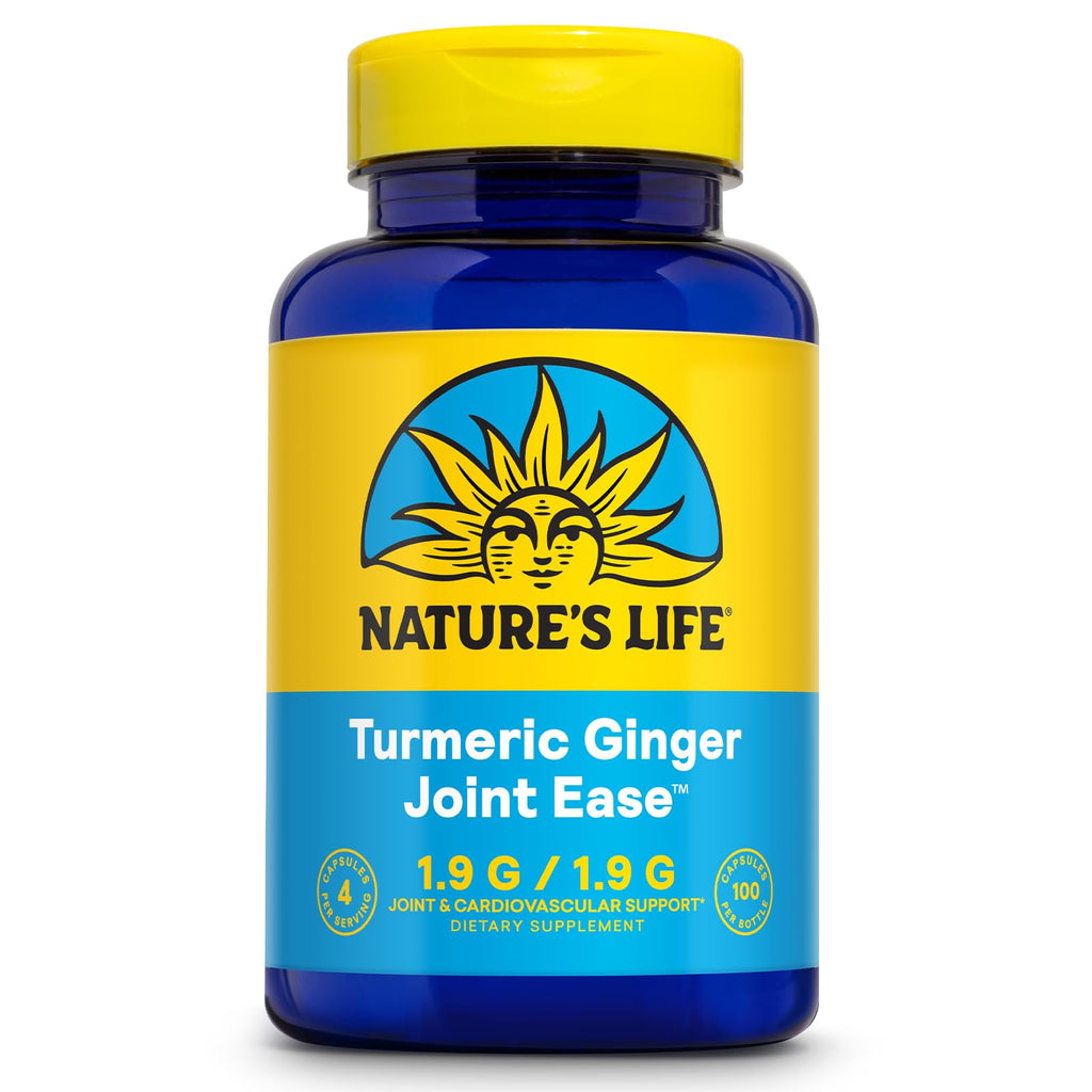 Nature's Life Turmeric Ginger Joint Ease - 100 Capsules