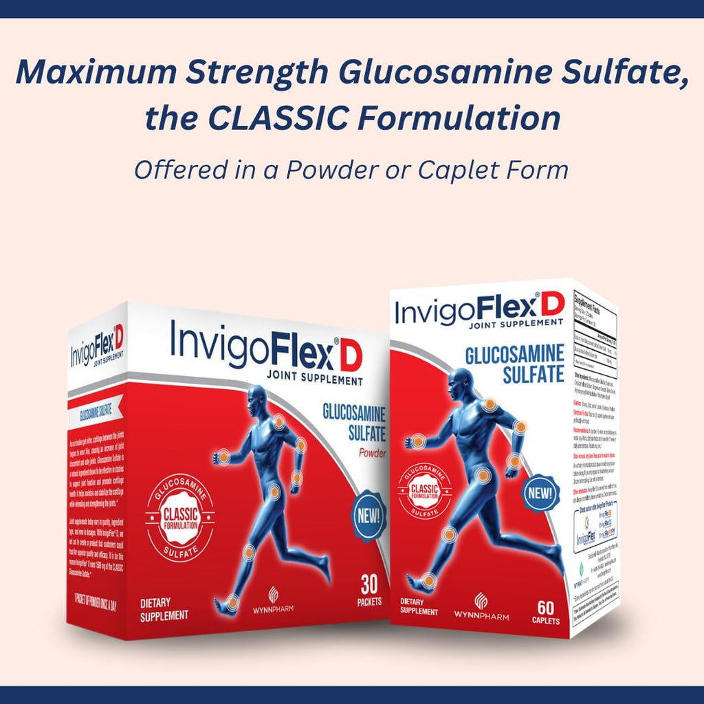INVIGOFLEX® D - 1500mg of Glucosamine Sulfate Powder (Classic
