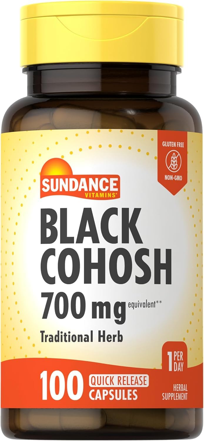 Sundance Black Cohosh Herbal Supplement - 200 Capsules