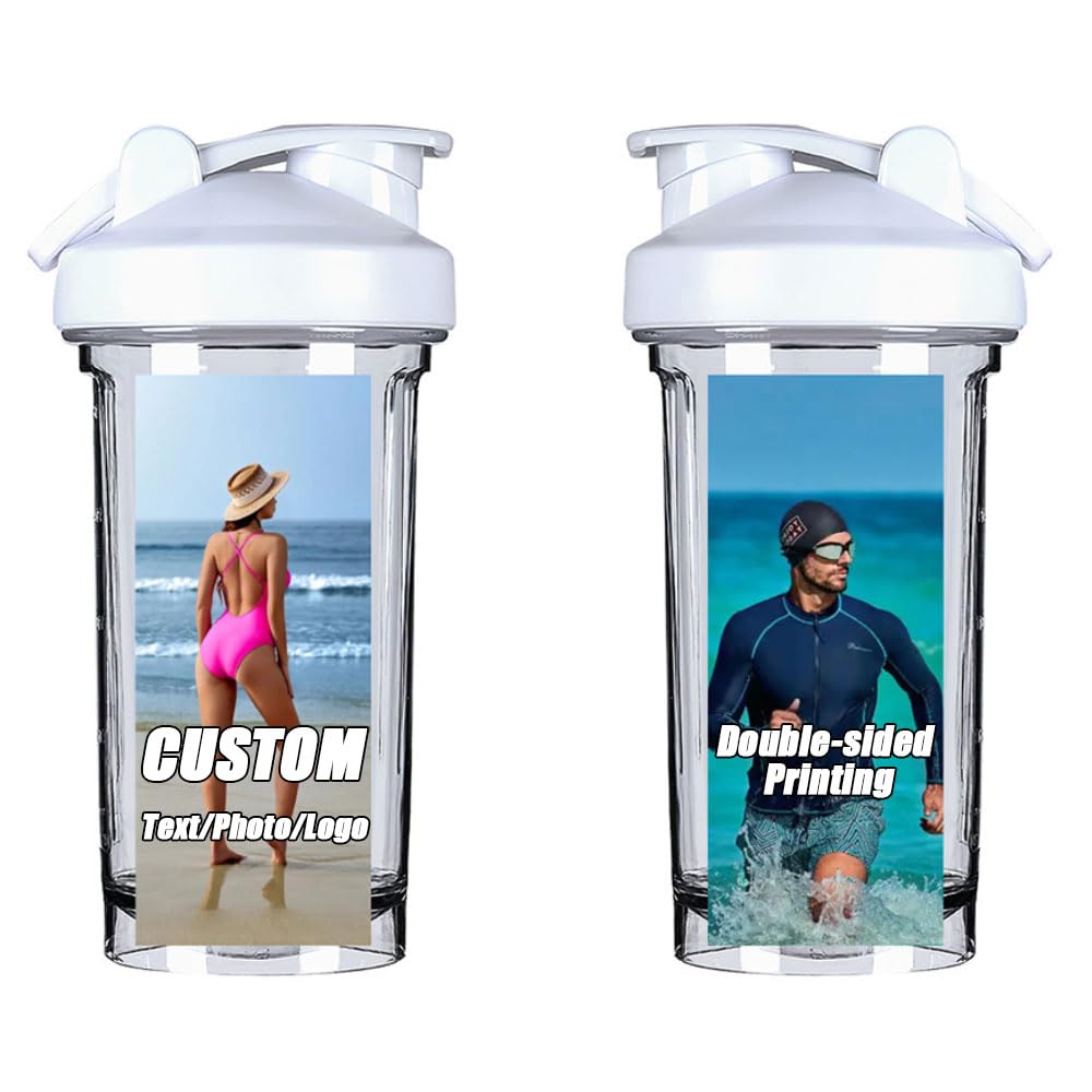 VSFEAKD Custom Shaker Cups with Motivational Quotes