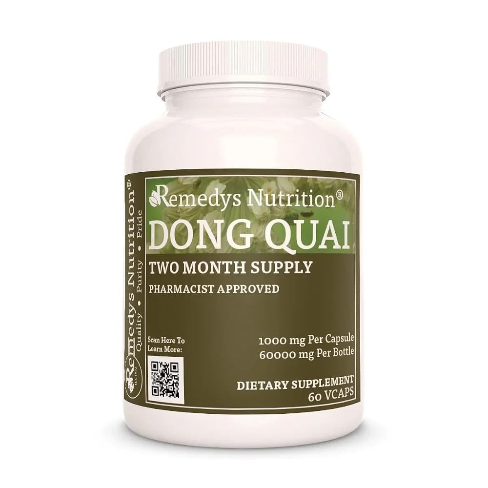 Remedy’s Nutrition Remedy's Nutrition Dong Quai 1,000 mg - 60 Vegan Capsules