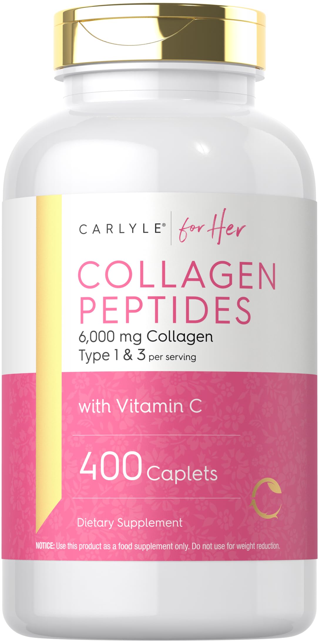 Carlyle Collagen Peptides 6000mg - 400 Caplets