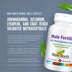 NEW ROOTS HERBAL Ashwagandha Selenium Lycopene - 60 Vegetarian Capsules - image 4