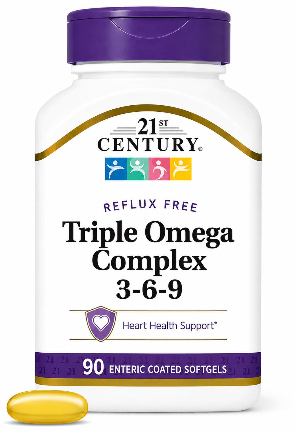 21st Century Triple Omega Complex 3-6-9 - 270 Softgels (3 Pack)