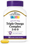 21st Century Triple Omega Complex 3-6-9 - 270 Softgels (3 Pack)