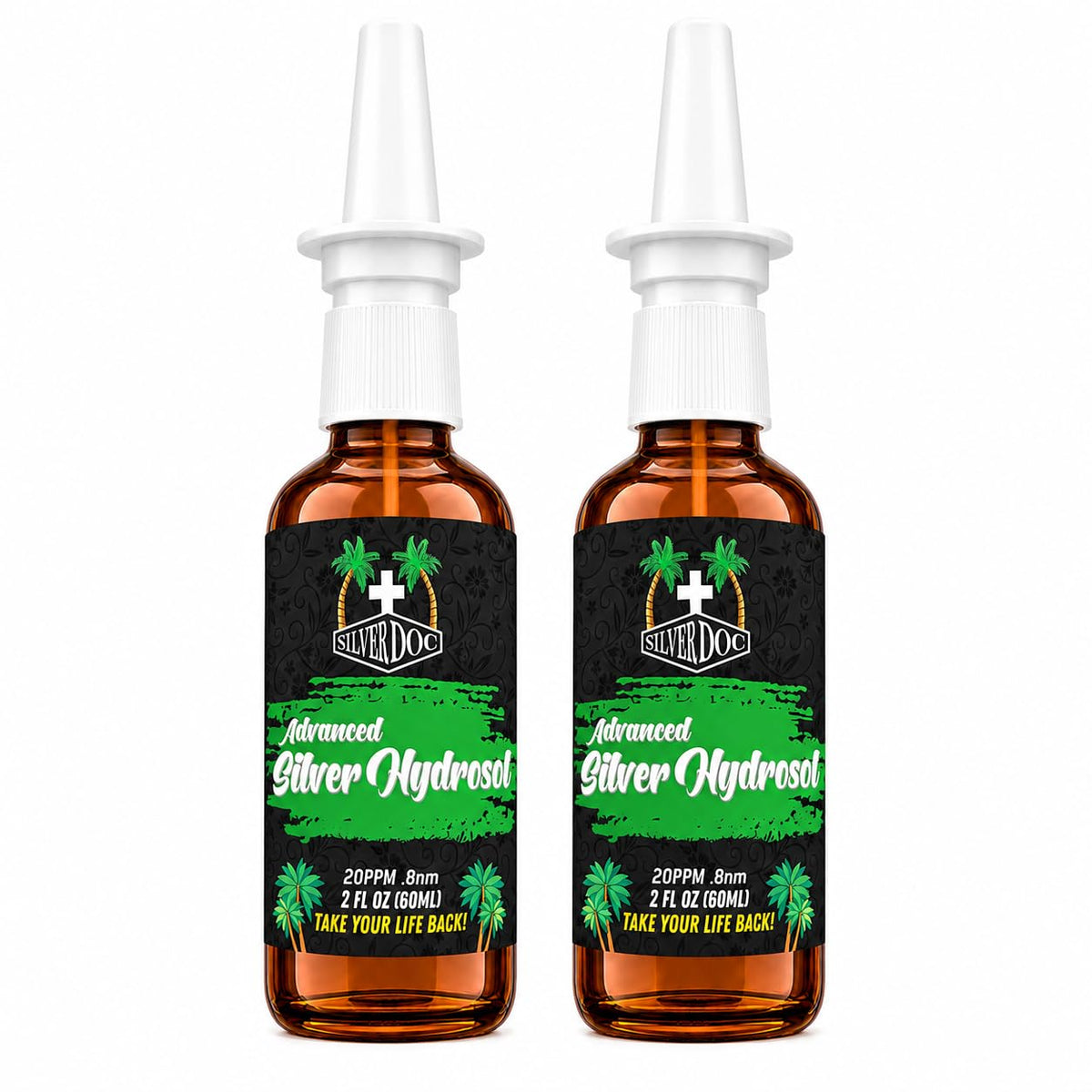 Research Labs Silver Doc Colloidal Silver Nasal Spray - 2 Fl Oz (Pack of 2)